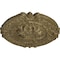 Ekena Millwork Southampton Ceiling Medallion (Canopies up to 2 3/4"), 16 3/8"OD x 1 3/4"P, Mississippi Mud Crackle CM17SOMMC - alternate 4